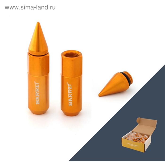 

Гайка M12x1,25, 50, hex19, конус, закрытая, золотой, блистер 20 шт