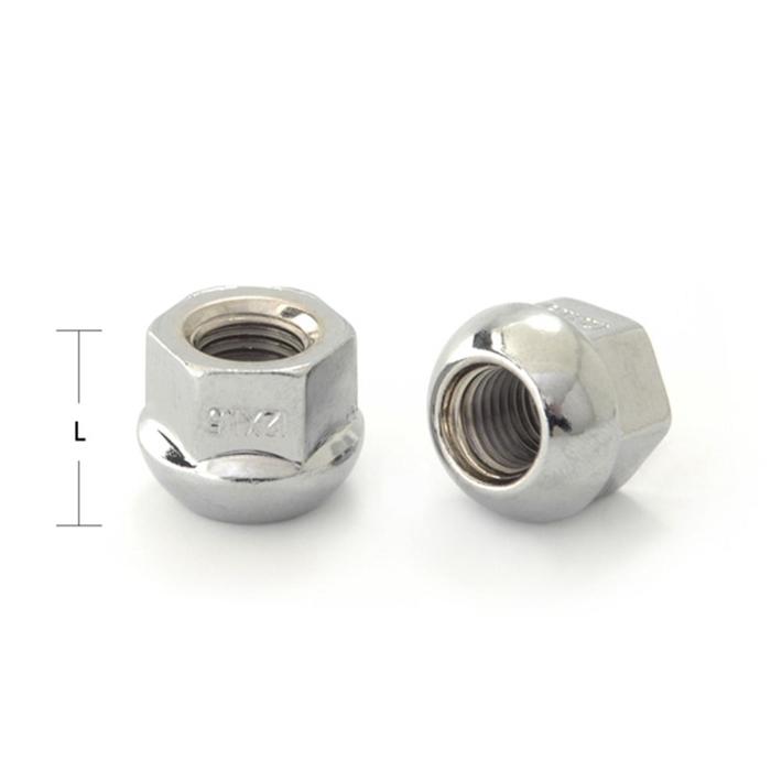 

Гайка M12x1,5, 20, hex19, сфера R12, открытая, хром