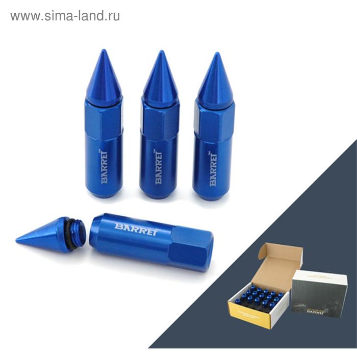 

Гайка M12x1,5, 50, hex19, конус, закрытая, синий, блистер 20 шт