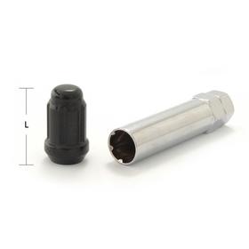 

Гайка секретная M12x1,25, 34, внешний спец, черный, 20 шт +ключ