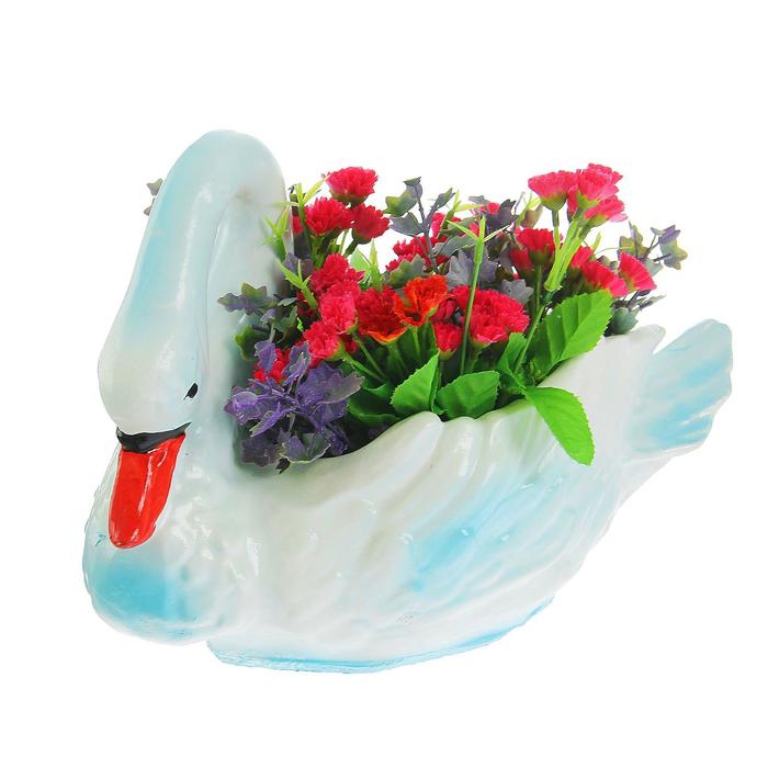 Фигурное кашпо "Лебедь" малое