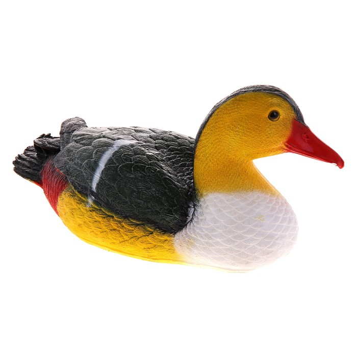 Садовая фигура "Утка" жёлтая голова