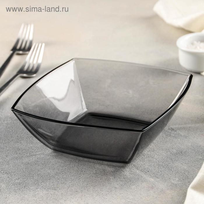 Салатник стеклянный «Грей», d=16 см салатник стеклянный амбьянте d 12 см