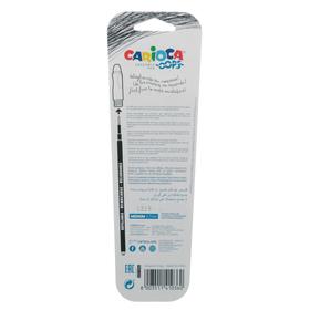 

Ручка гелевая "пиши-стирай" Carioca "OOPS", черные чернила, резиновый держатель, узел 0,7 мм, блистер