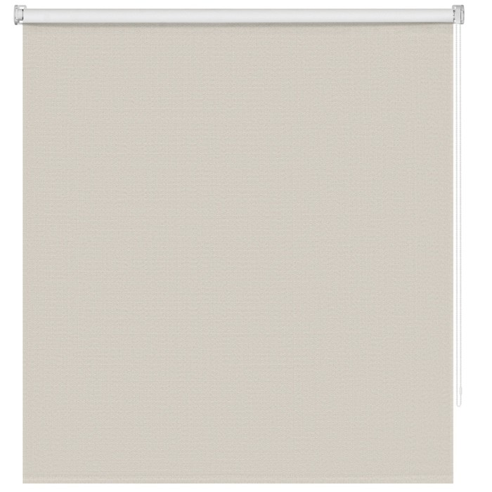 Рулонная штора блэкаут «Шалюр», 50x160 см, цвет бежевый