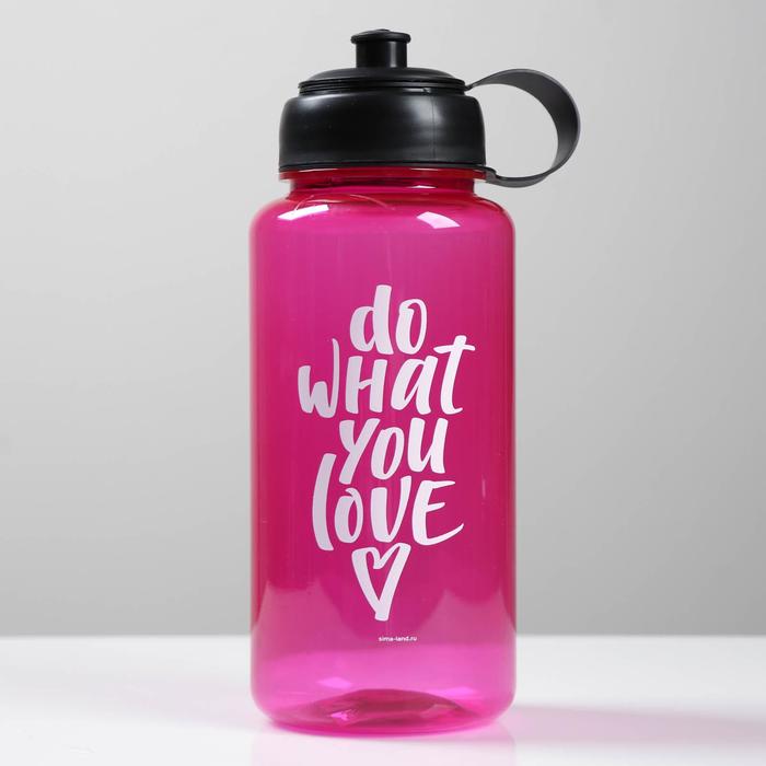 Бутылка для воды Do what you love, 1200 мл