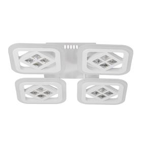 

Люстра с ПДУ 7405 112Вт LED 2700-6400К белый 41,5х41,5х7,5см