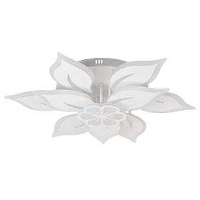 

Люстра с ПДУ 2505 200Вт LED 2700-6400К белый 72х14см