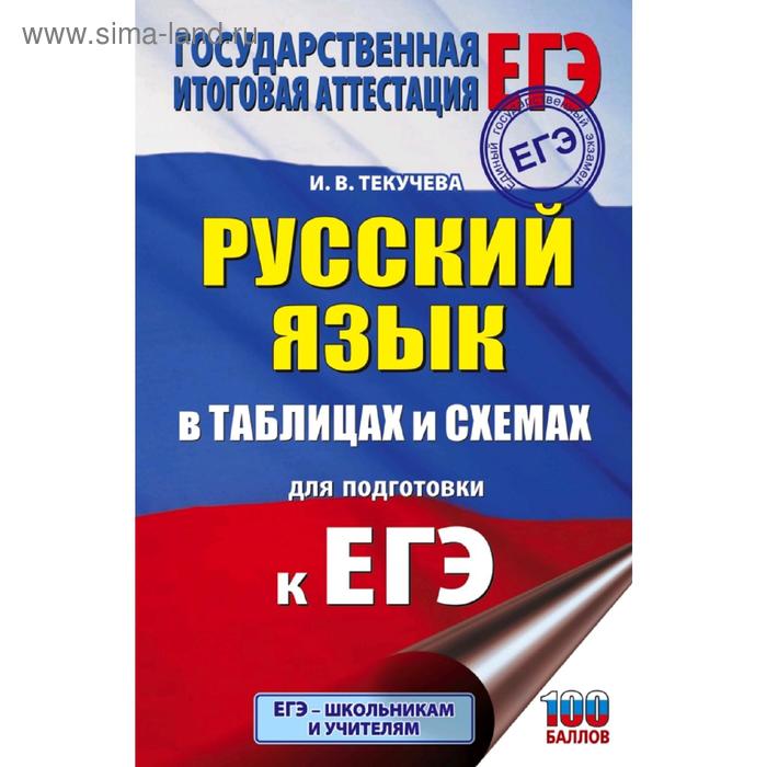 ЕГЭ Русский язык в таблицах и схемах для подготовки к ЕГЭ 10-11 классы Текучева И 72₽
