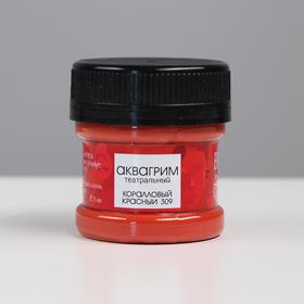 

Аквагрим театральный, 25 мл, цвет кораллово-красный