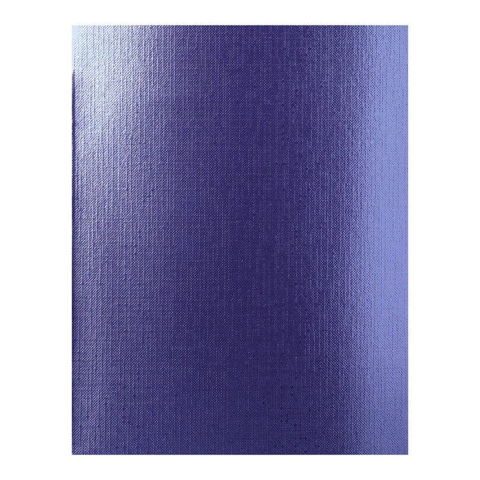 Тетрадь 48 листов в клетку, METALLIC Фиолетовая, обложка бумвинил, блок офсет