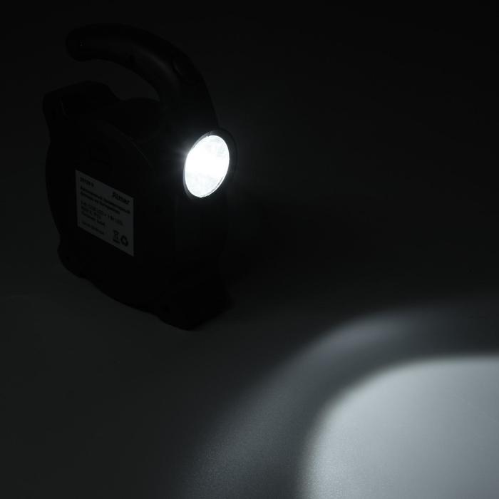 Прожектор светодиодный автономный Ritter, 5 Вт COB+1 Вт LED, 3xAA, 300 Лм + 80 Лм, IP23
