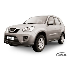 

Защита переднего бампера Arbori d57 черная CHERY TIGGO FL 2013-