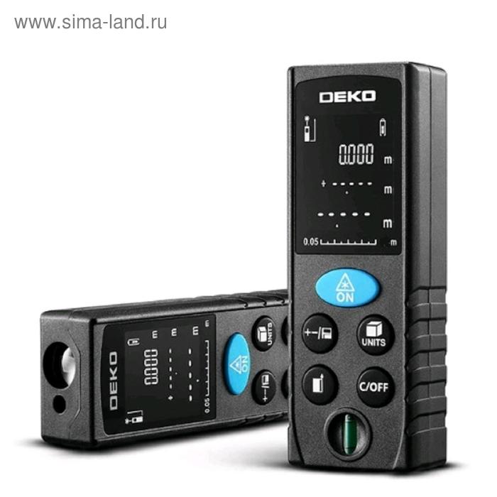 Дальномер лазерный DEKO LRD110-50m 065-0205, точность 2мм, 2хААА, 100х40х160мм, 0,09кг