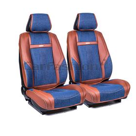 

Накидки JEANS PLUS PREMIUM, экокожа-джинс, на весь салон, синий/коричневый/коричневый