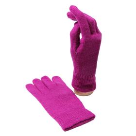 

Перчатки женские, размер one size, цвет фуксия