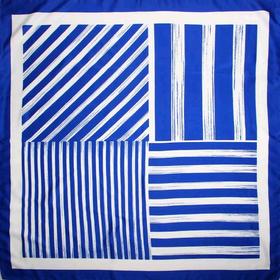 

Платок женский, размер 90х90, цвет синий