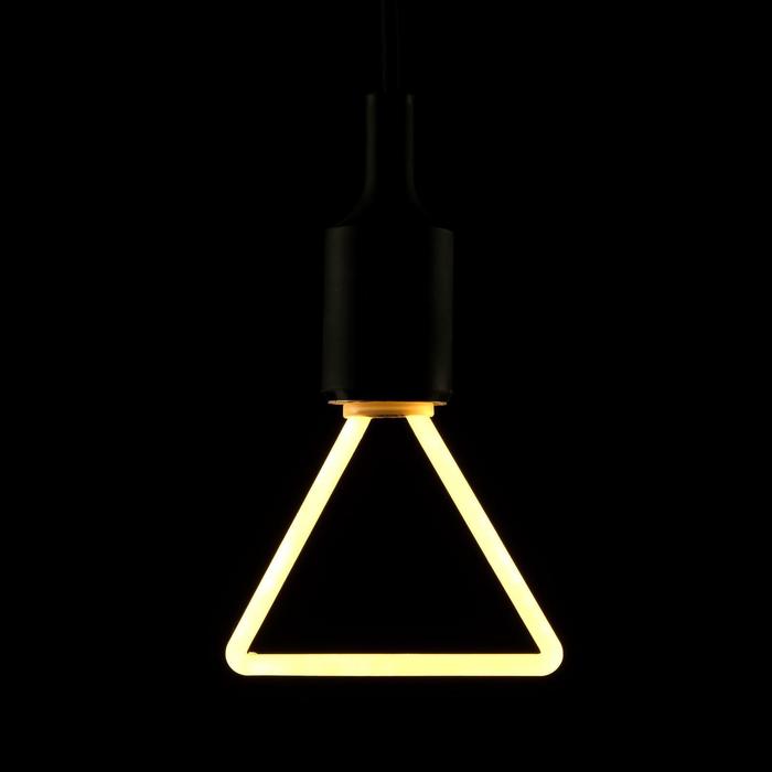 фото Лампа светодиодная thomson led deco triangle, е27, 4 вт, 2700 к, 400 лм, матовая