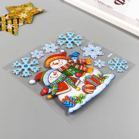 

Декоративная наклейка Room Decor "Два снеговичка" 18х18 см