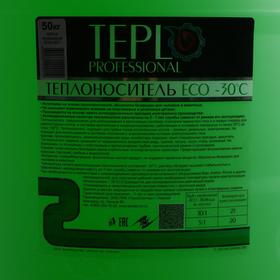 Теплоноситель TEPLO Professional ECO - 30, основа пропиленгликоль, 50 кг от Сима-ленд