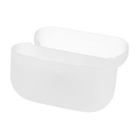 

Чехол LuazON для футляра AirPods Pro, силиконовый, люминесцентный белый