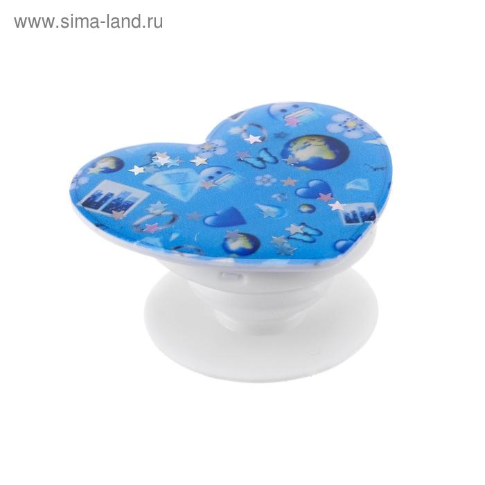 фото Попсокет popsockets ps30, держатель для телефона, принт 001 "сердце" activ