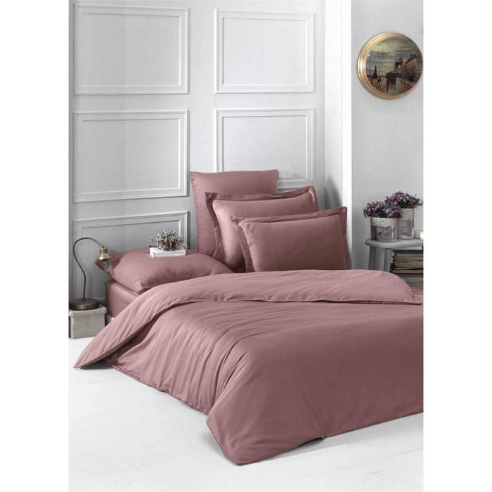 

Постельное бельё Loft 1.5 сп, 160x240 см, 160x220 см, 50x70 см, 70x70 см, цвет грязно - розовый