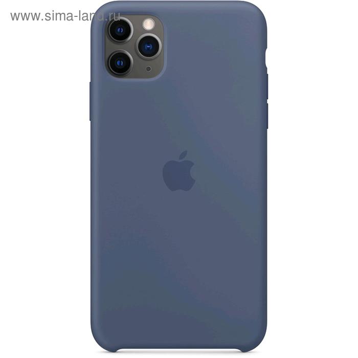 фото Чехол клип-кейс apple для iphone 11 pro max (mx032zm/a), силиконовый, цвет морской лёд