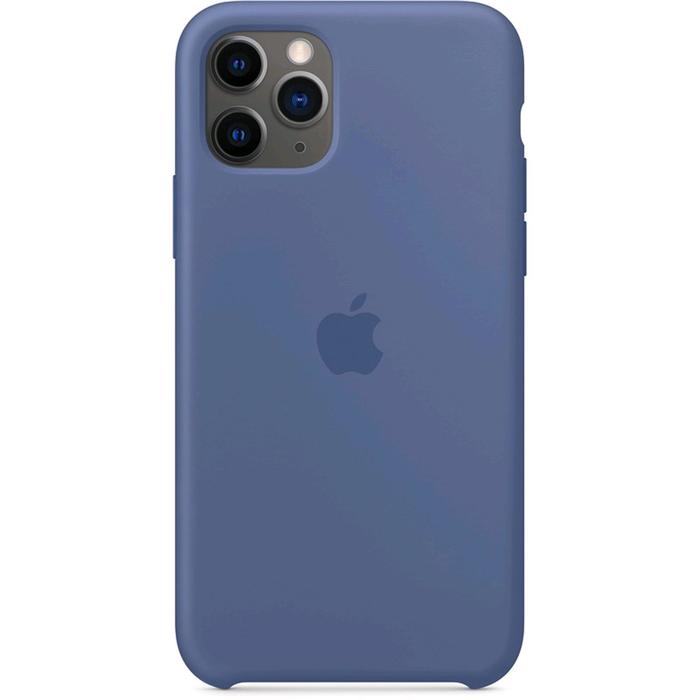 фото Чехол клип-кейс apple для iphone 11 pro (my172zm/a), силиконовый, синий