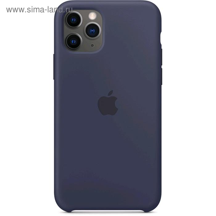 фото Чехол клип-кейс apple для iphone 11 pro (mwyj2zm/a), силиконовый, тёмно-синий