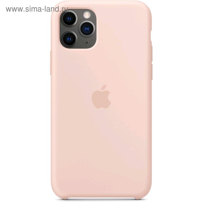 фото Чехол клип-кейс apple для iphone 11 pro (mwym2zm/a), силиконовый, розовый песок