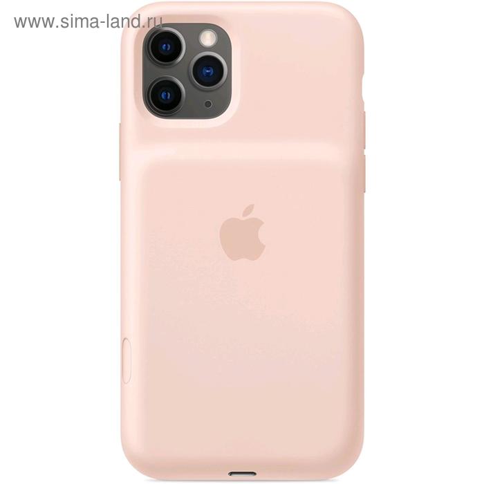 фото Чехол-батарея apple для iphone 11 pro (mwvn2zm/a), беспроводная зарядка, розовый