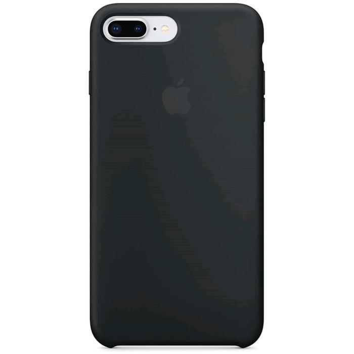 фото Чехол клип-кейс apple для iphone 8 plus/ 7 plus (mqgw2zm/a), силиконовый, чёрный