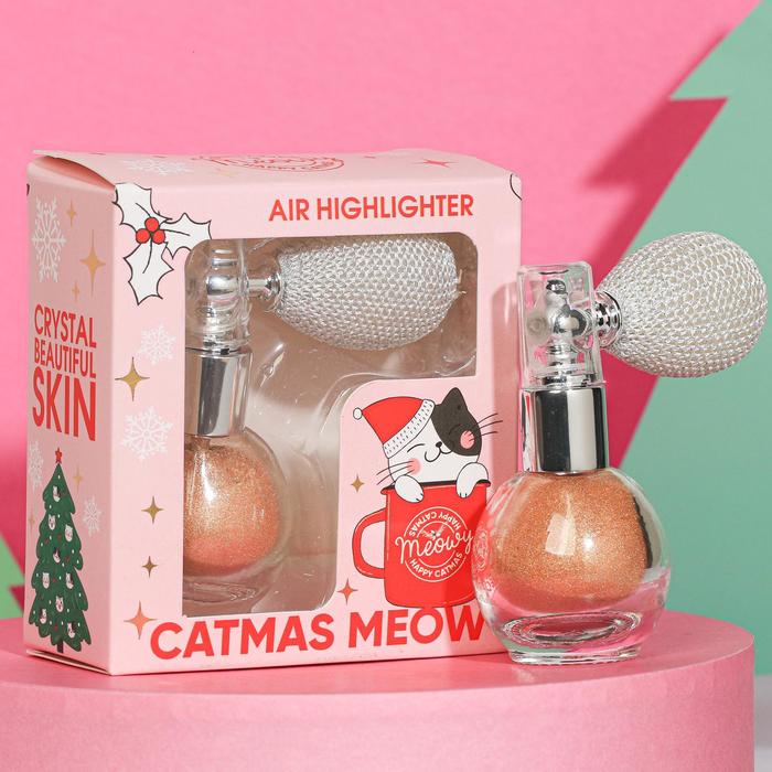 

Мерцающий хайлайтер с помпой Catmas Meow