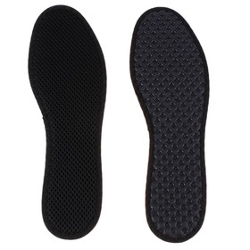 Стельки для обуви текстильные, с активированным углём, антибактериальные, размер 39-40