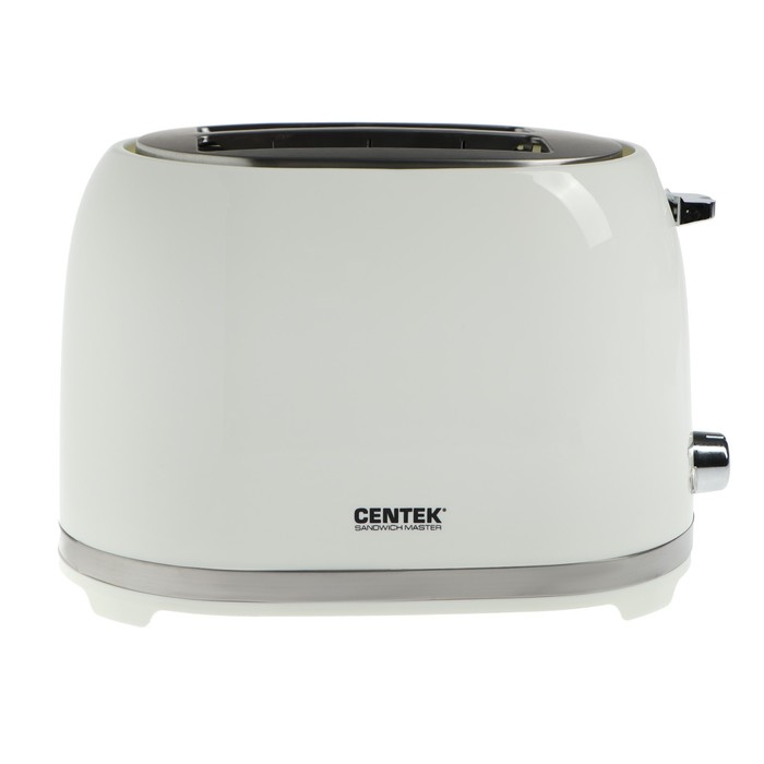 

Тостер Centek СТ-1432 WHITE, 850 Вт, 7 режимов прожарки, 2 тоста, стоп, белый