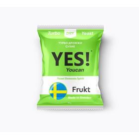 

Спиртовые турбо дрожжи YES! Frukt, 45 гр