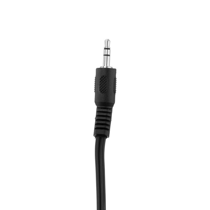 Кабель-переходник аудио Cablexpert CCA-458, Jack 3.5 мм(m)-2xRCA(m), 2.5 м, черный кабель соединительный 15м gembird 3 5 jack m 2xrca m стерео аудио cca 458 15m