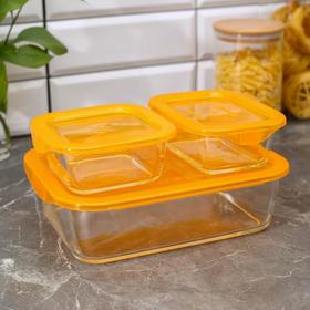 

Набор контейнеров Luminarc KEEP'N BOX ORNG LID, 3 шт