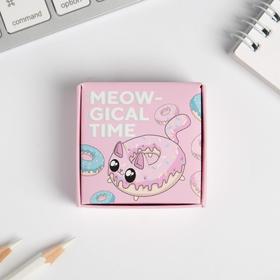 

Набор магнитных закладок 10 шт в коробке Cute meow