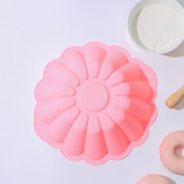 Форма для выпечки "Круг. Пудинг" 24х9 см, цвета МИКС