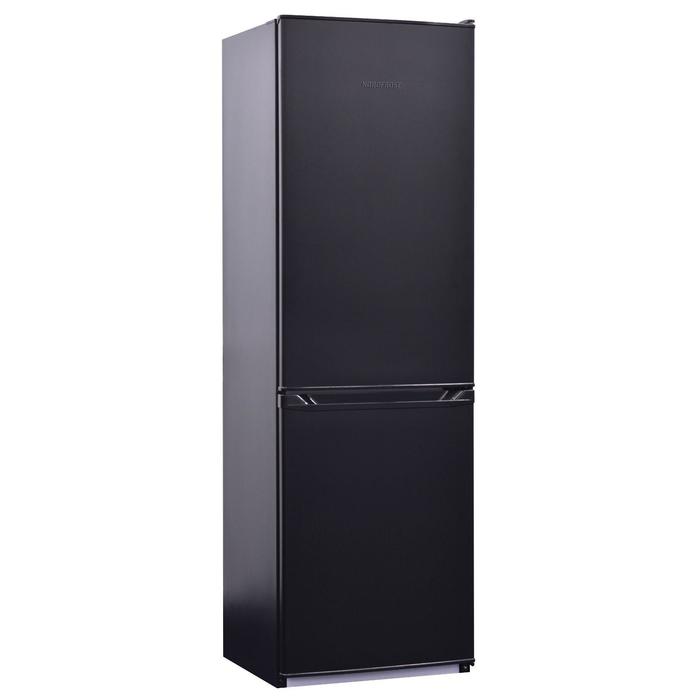Холодильник NORDFROST NRB 152 232, двухкамерный, класс А+, 320 л, чёрный матовый