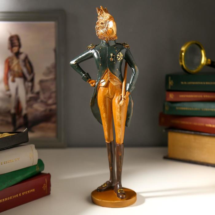 

Сувенир полистоун "Попугай в зеленом камзоле" под дерево 31х7,5х11,5 см