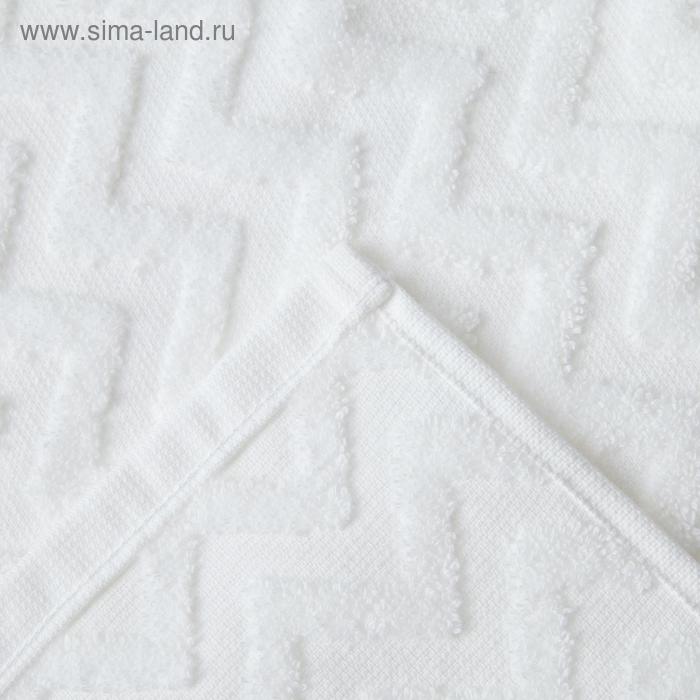 

Полотенце махровое LoveLife Zig-Zag 50х90 см, цвет снежно-белый,100% хлопок, 360 гр/м2
