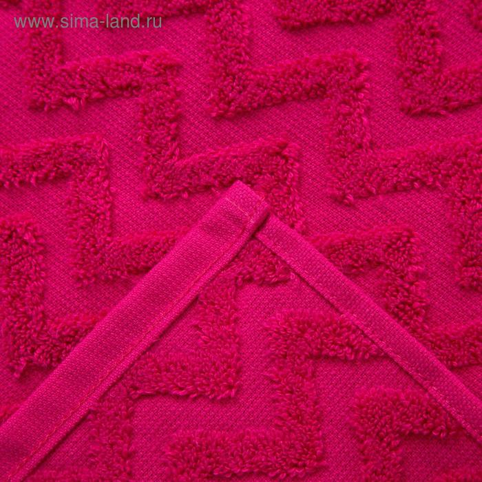 

Полотенце махровое LoveLife Zig-Zag 50х90 см, цвет ярко-розовый,100% хлопок, 360 гр/м2