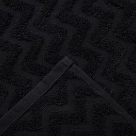 

Полотенце махровое LoveLife Zig-Zag 70*130 см, цв. черный100% хл, 360 гр/м2