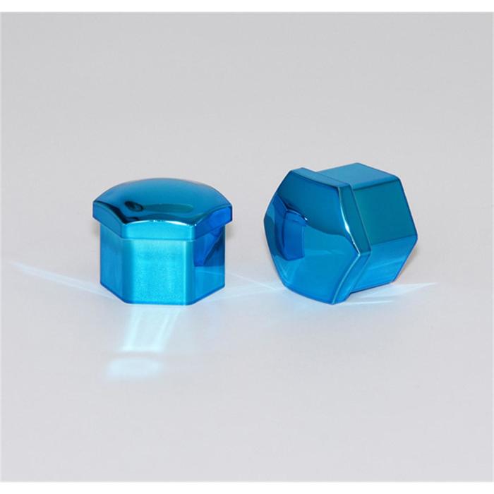 Комплект пластиковых колпачков hex19, 20 шт + пинцет, BLUE, JN-9766