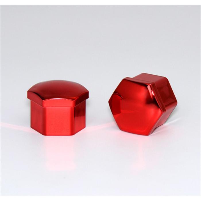 Комплект пластиковых колпачков hex19, 20 шт + пинцет, RED, JN-9766