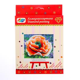 

Алмазная картина «Алый мак» 17×21 см