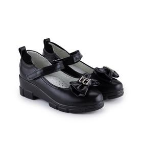 Туфли детские, цвет чёрный, размер 38 Ош